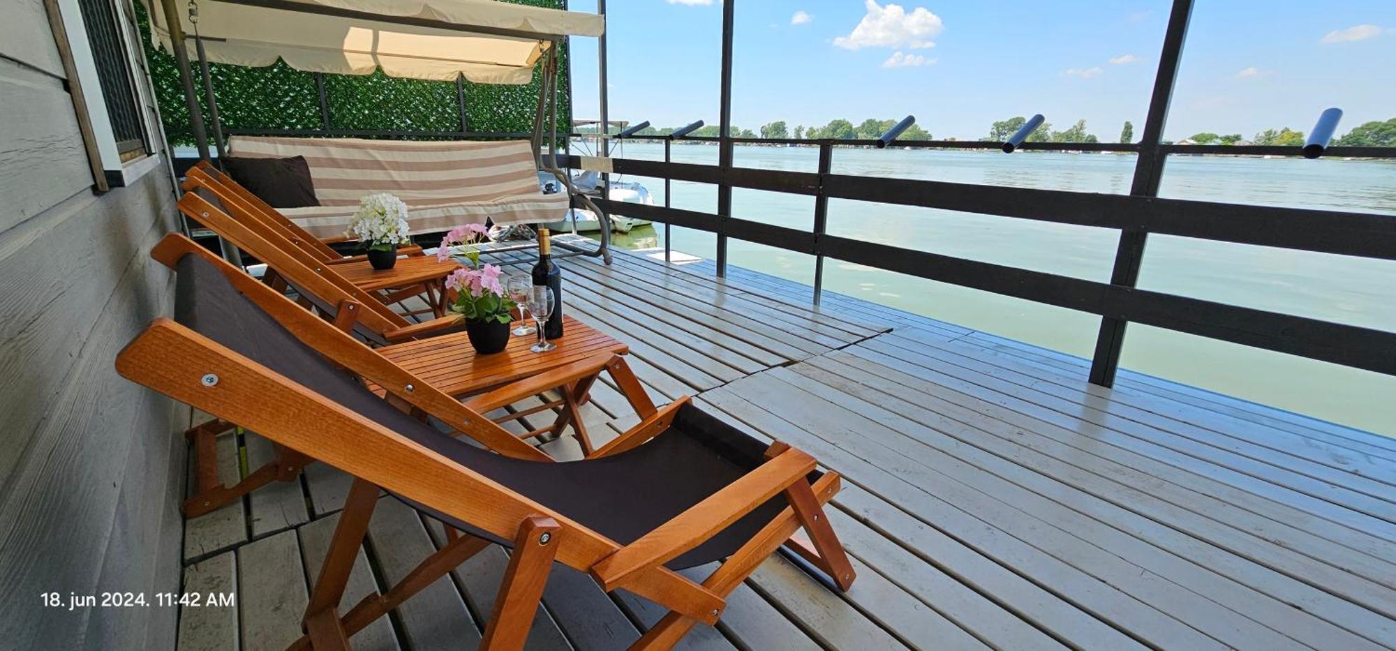Botel Splav House On The River Belgrade